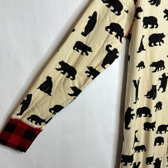 Black Bear Unisex Adult Onesie (L) - Picture 6 of 8